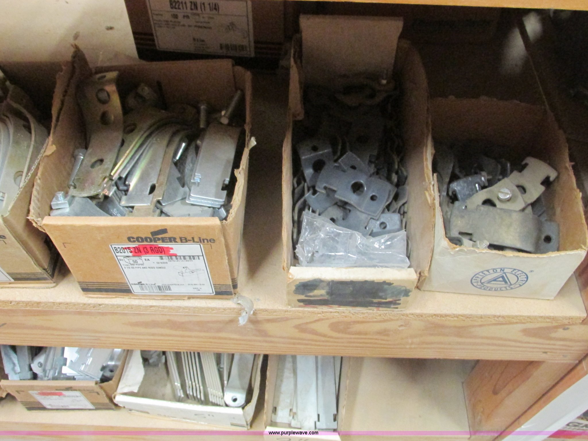 Assorted UniStrut straps and beam clamps in Parsons, KS Item F4316