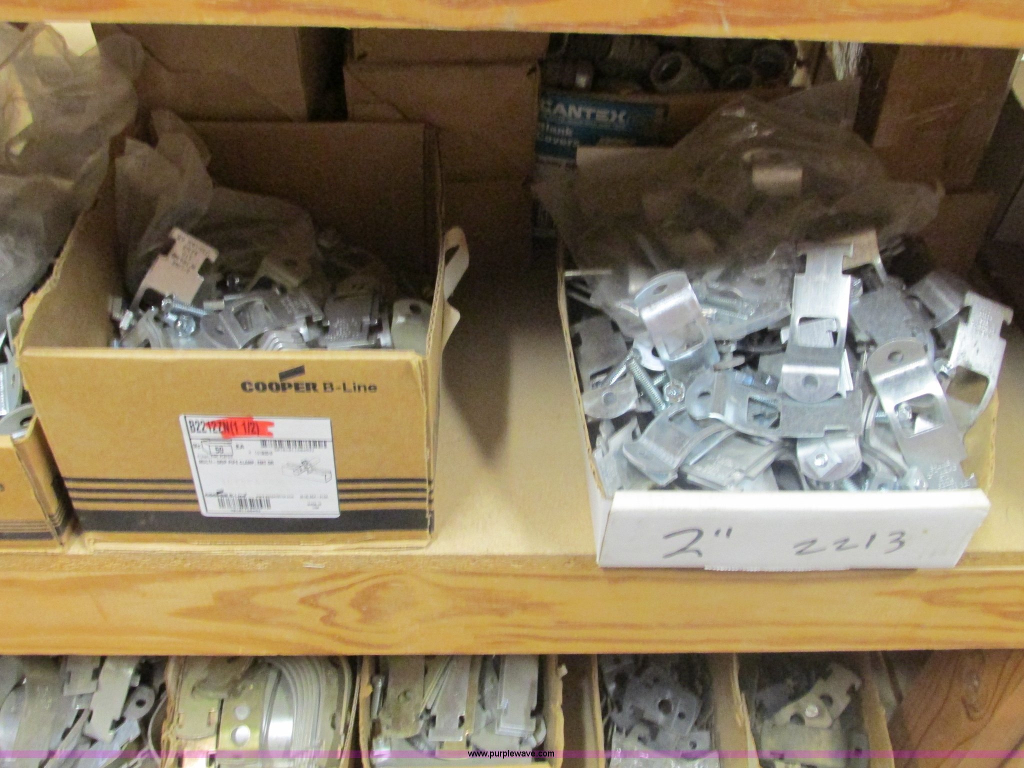 Assorted UniStrut straps and beam clamps in Parsons, KS Item F4316