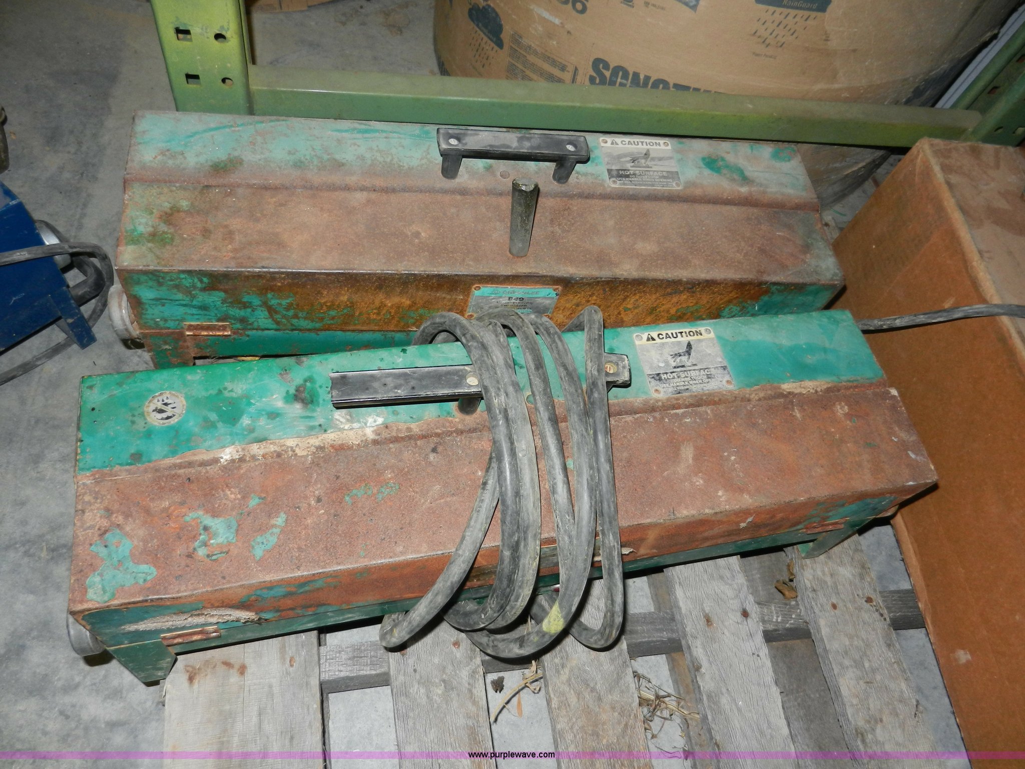 Assorted PVC conduit heaters in Parsons, KS Item X9187 sold Purple Wave