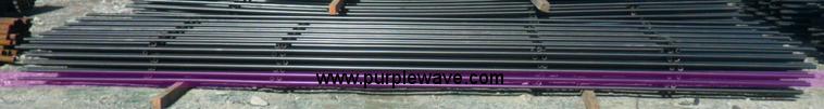 image for item B1516 (10) 20'L six bar heavy duty continuous fence panels