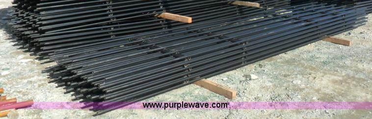image for item B1516 (10) 20'L six bar heavy duty continuous fence panels