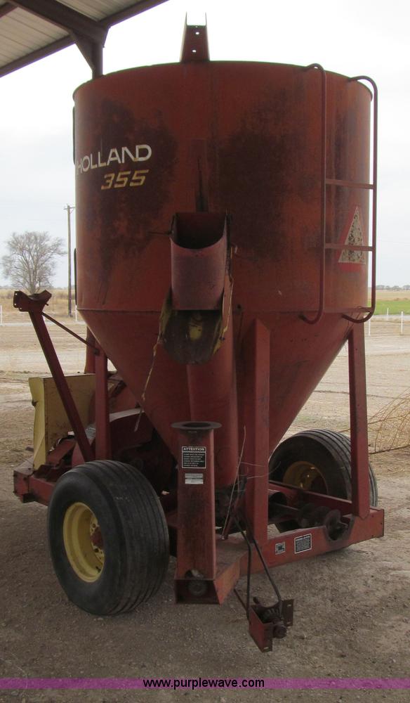image for item C3563 New Holland 355 feed mixer