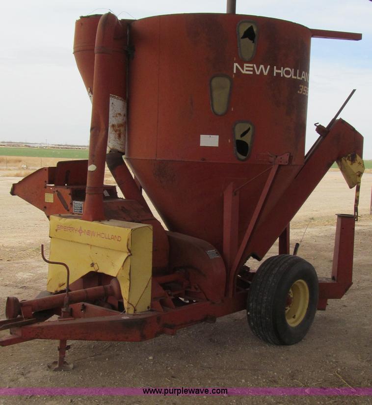 image for item C3563 New Holland 355 feed mixer