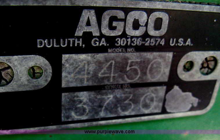 image for item E3109 AGCO/Glencoe CC4450 chisel