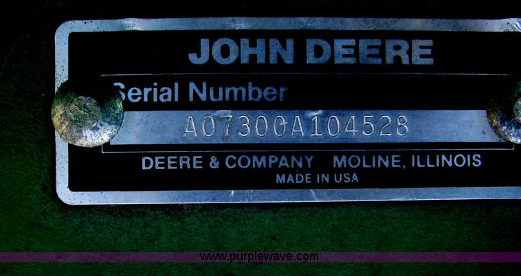 image for item E3110 John Deere 7300 planter