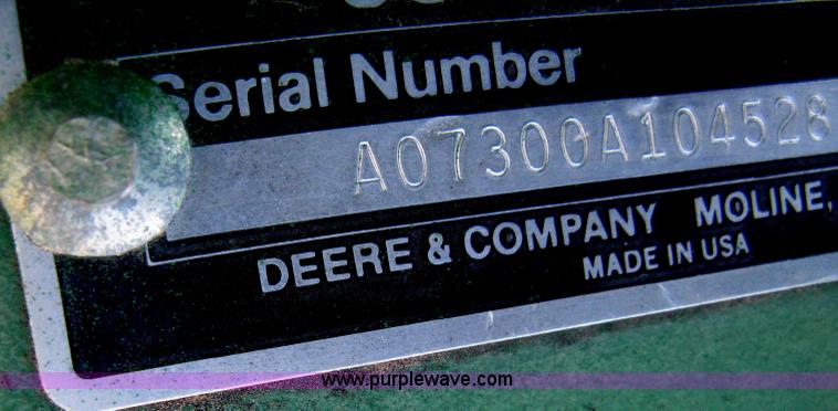 image for item E3110 John Deere 7300 planter
