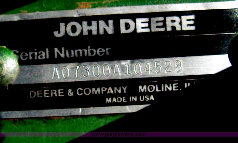 image for item E3110 John Deere 7300 planter