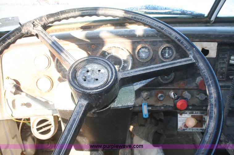 image for item F2987 1986 GMC Brigadier dry fertilizer tender truck