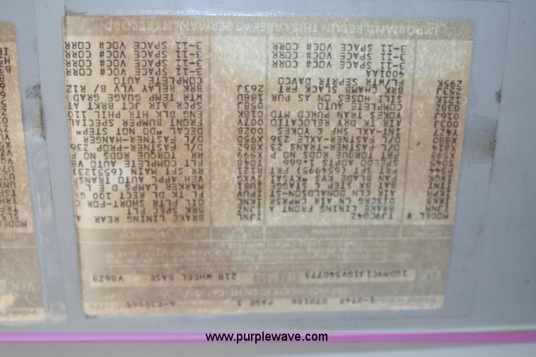 image for item F2987 1986 GMC Brigadier dry fertilizer tender truck