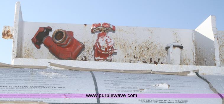 image for item F2988 1,000 gallon anhydrous ammonia tank on running gear