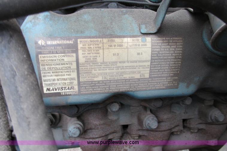 image for item F4714 1988 International 1654 stake bed truck