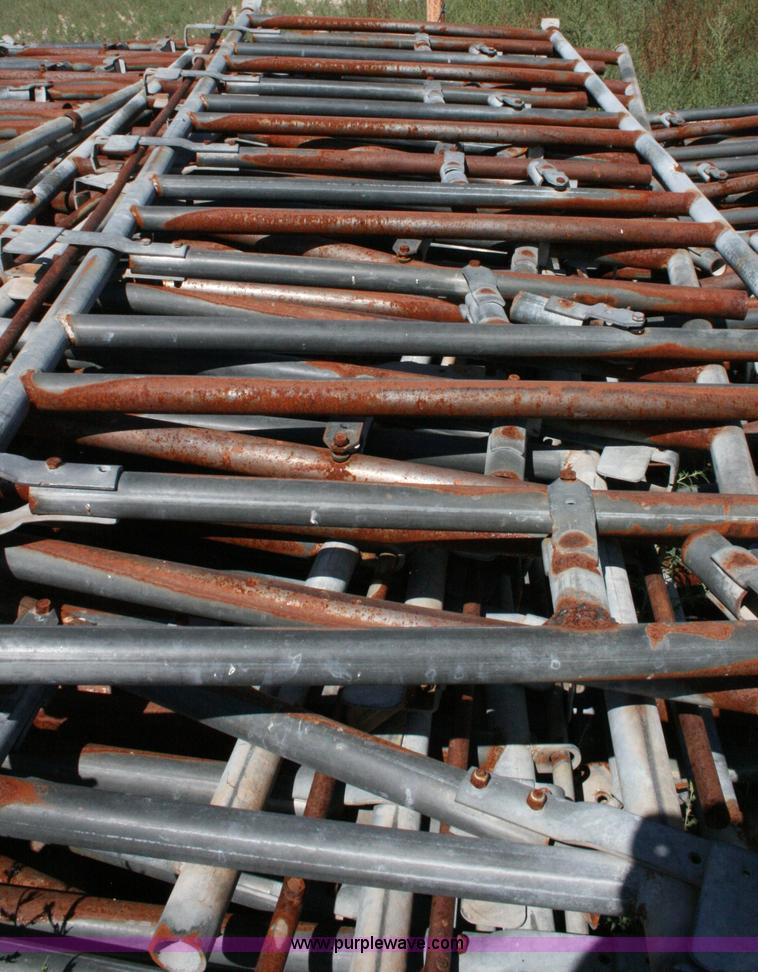 image for item T9019 Approx. 50 1989 Vandenberg Mfg. stanchion fence sections