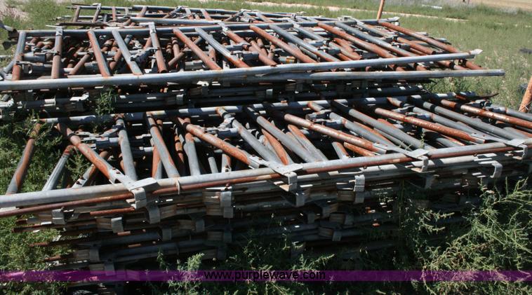 image for item T9019 Approx. 50 1989 Vandenberg Mfg. stanchion fence sections