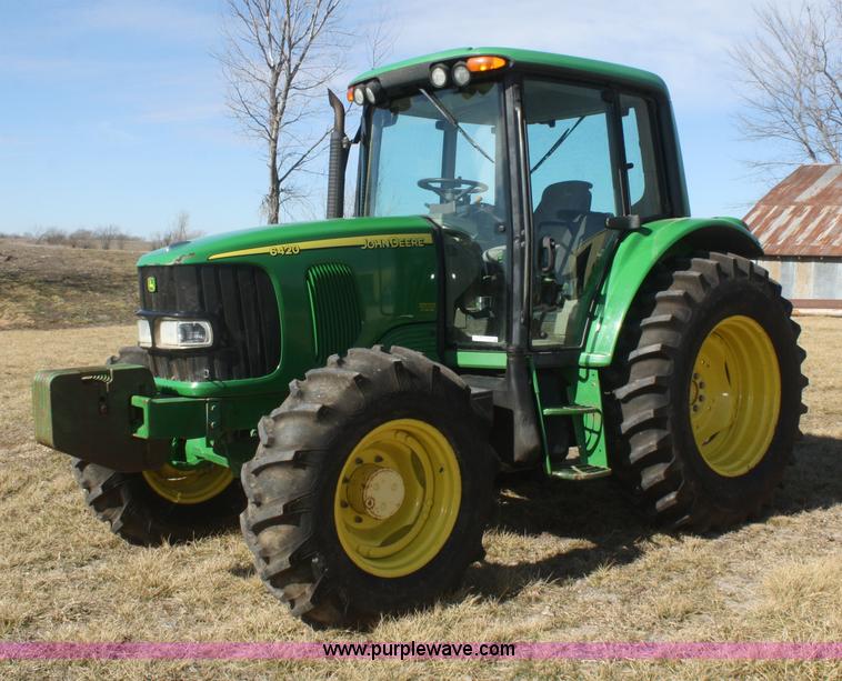 image for item V9511 2005 John Deere 6420 MFWD tractor