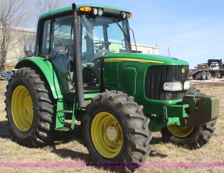 image for item V9511 2005 John Deere 6420 MFWD tractor