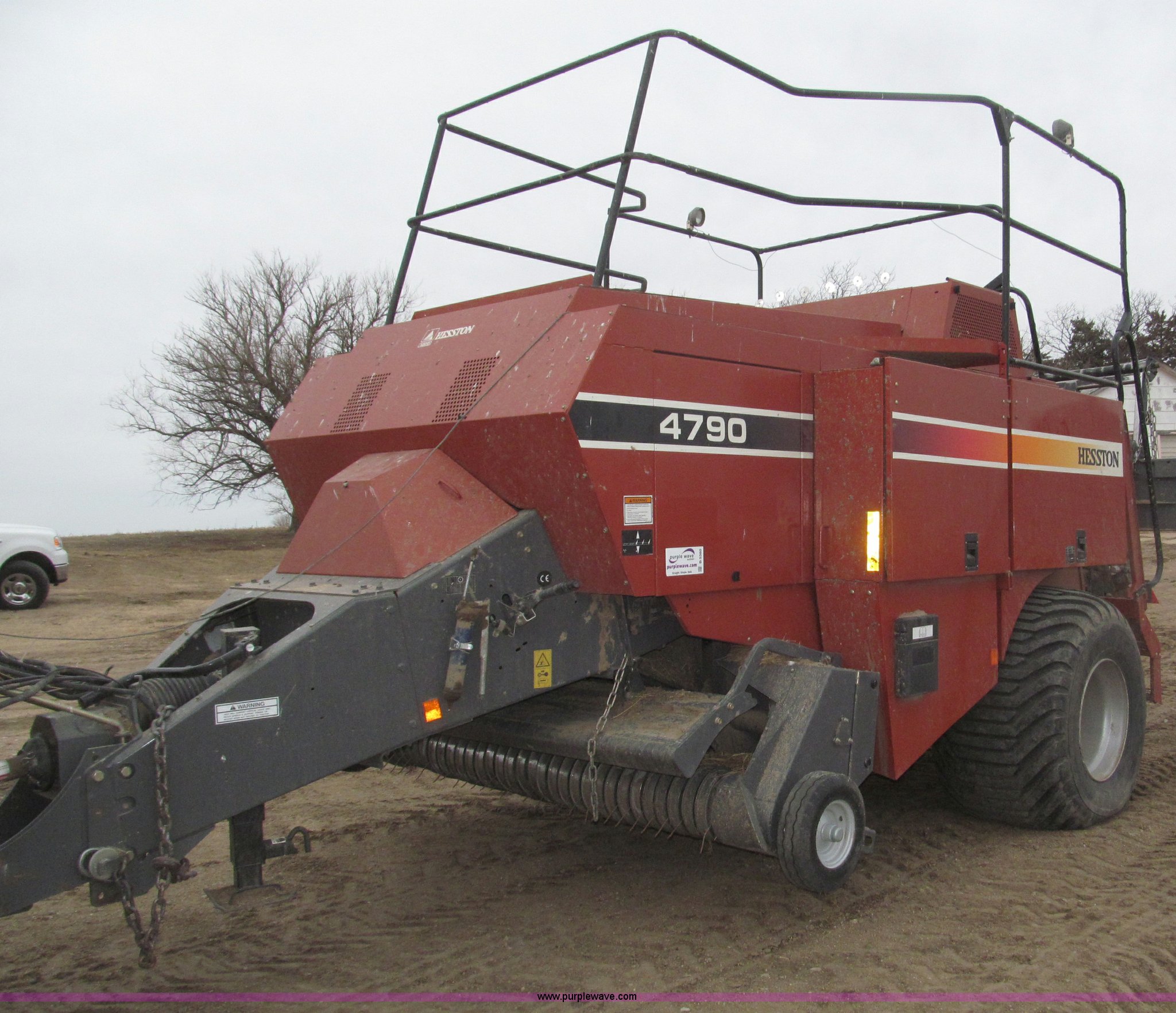 2007 Hesston 4790 large square baler in Byron, NE | Item B5380 sold