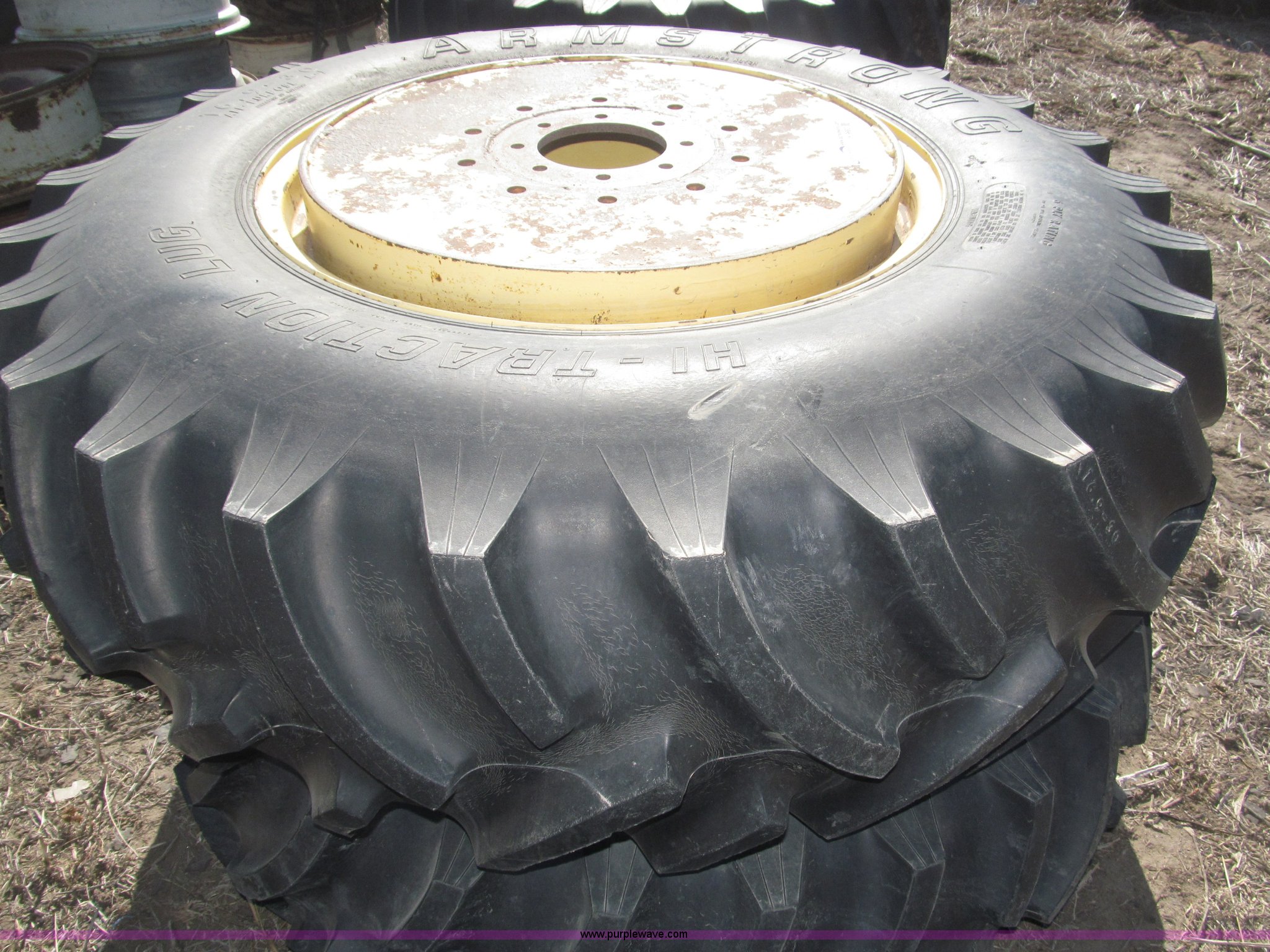(2) Titan Armstrong 16.930 hi traction tires in Holdrege, NE Item K9683 sold Purple Wave