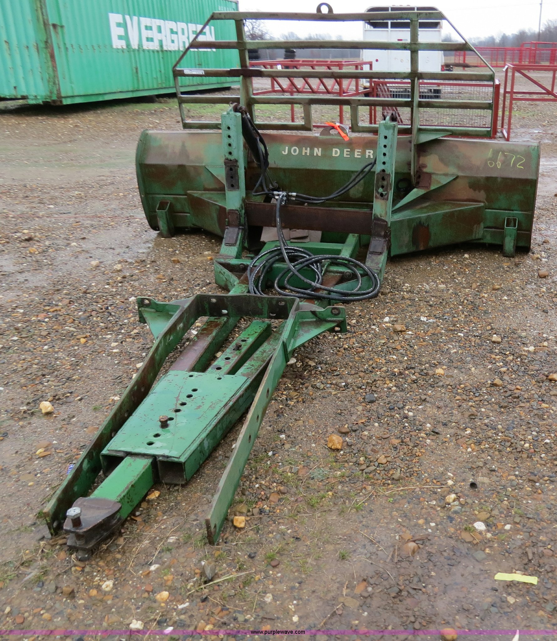 John Deere 10' dozer blade in Idabel, OK Item S9542 sold Purple Wave
