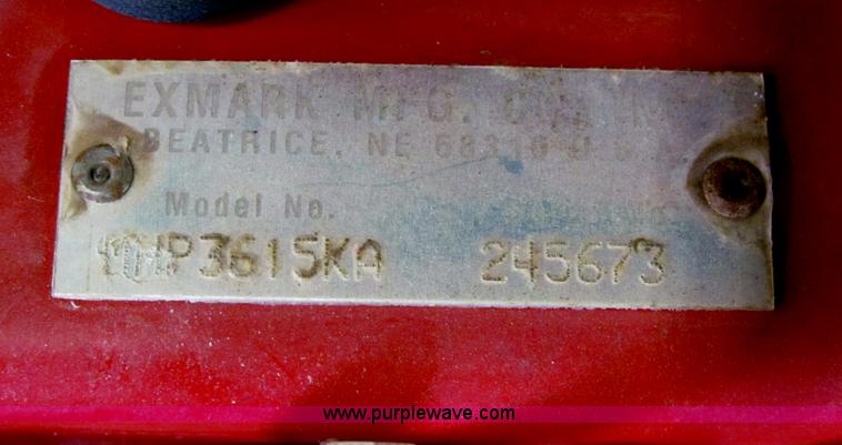 image for item B5354 Exmark Metro HP commercial lawn mower