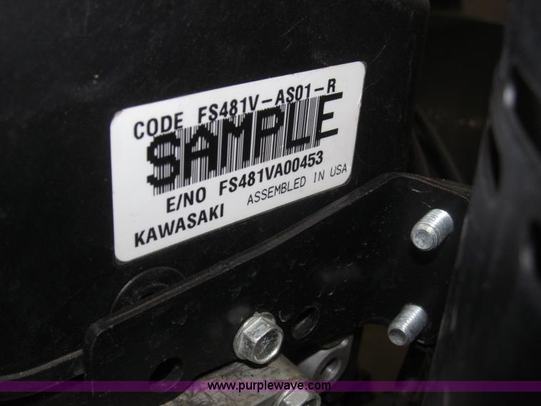 image for item B5356 2009 Husqvarna WHF3617 commercial lawn mower