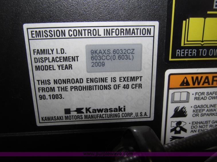 image for item B5356 2009 Husqvarna WHF3617 commercial lawn mower