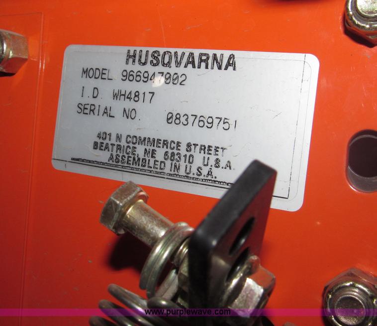 image for item B5357 2008 Husqvarna WH4817 commercial lawn mower