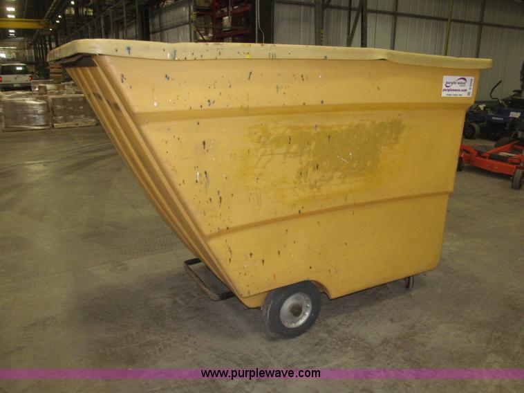 image for item B5359 Portable poly trash cart