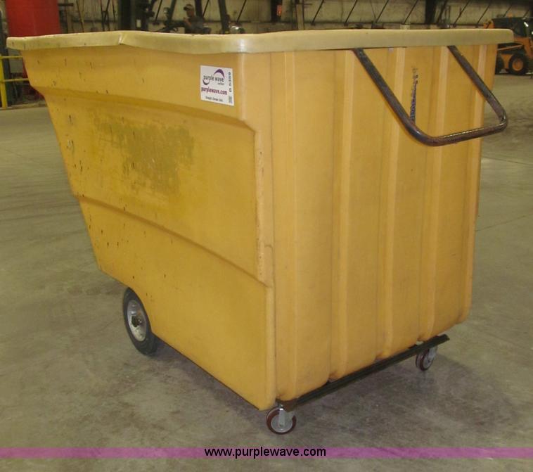 image for item B5359 Portable poly trash cart
