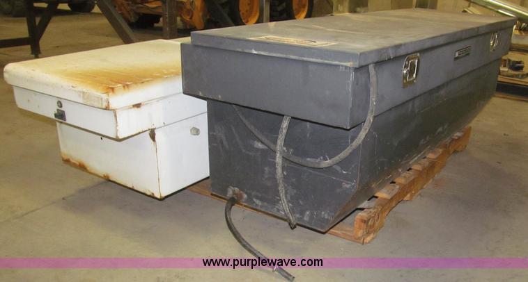 image for item B5363 Two pickup toolboxes and one fuel tank combo