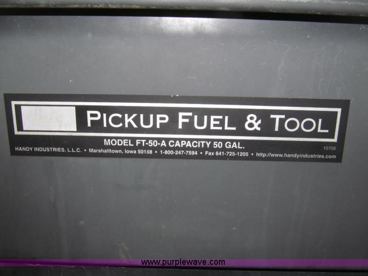 image for item B5363 Two pickup toolboxes and one fuel tank combo