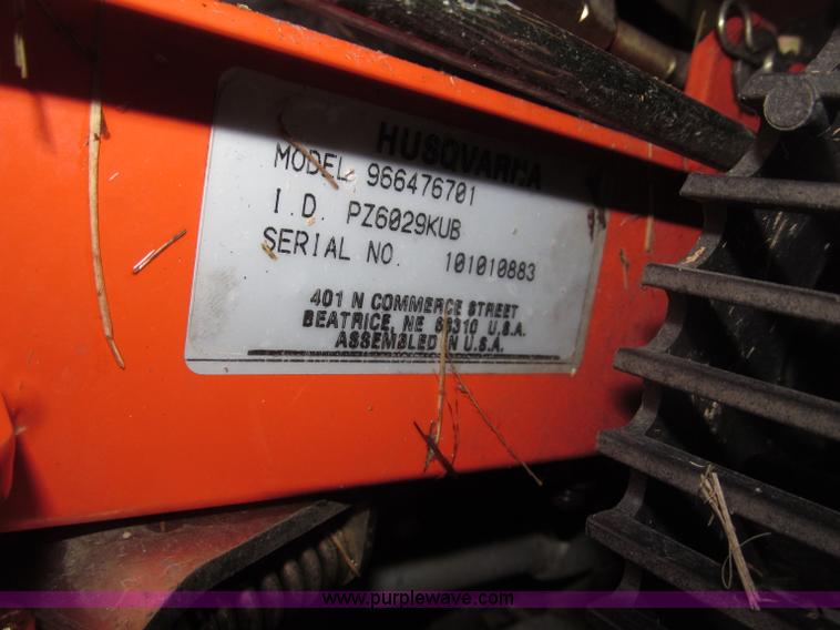 image for item B5371 Husqvarna P26029D commercial lawn mower