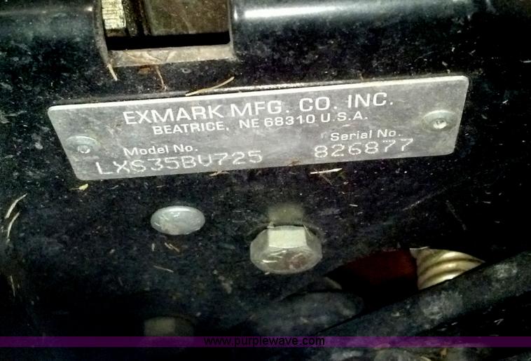 image for item B5372 Exmark Lazer ZXS commercial lawn mower