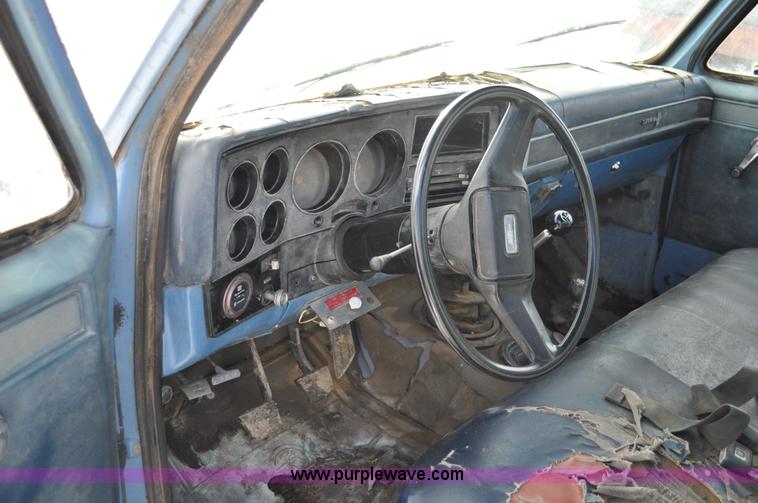 image for item C3323 1982 Chevrolet C30 Custom Deluxe utility bed truck