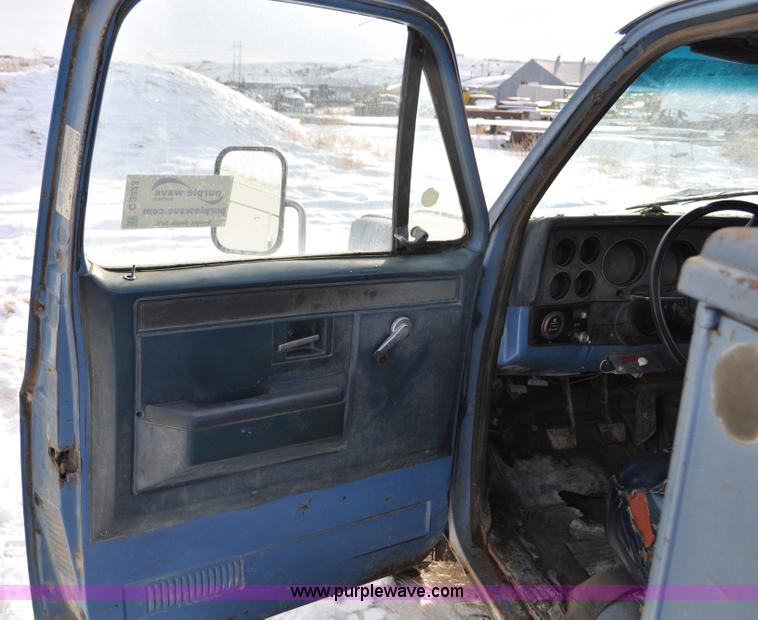 image for item C3323 1982 Chevrolet C30 Custom Deluxe utility bed truck