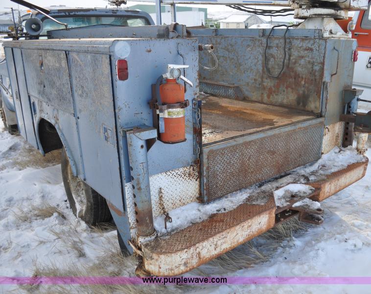 image for item C3323 1982 Chevrolet C30 Custom Deluxe utility bed truck