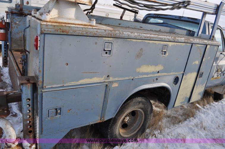 image for item C3323 1982 Chevrolet C30 Custom Deluxe utility bed truck