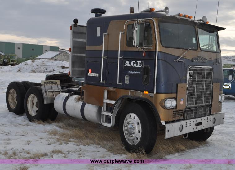 image for item C3327 1977 White Freightliner semi truck