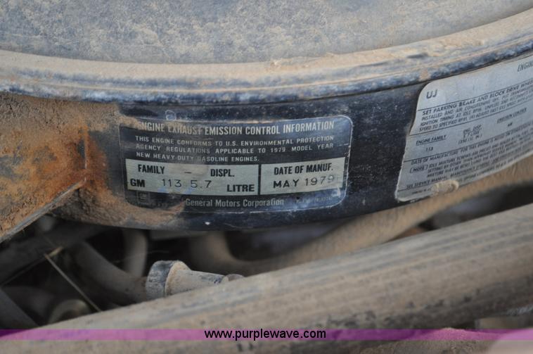 image for item C3328 1979 Chevrolet Scottsdale C30 flatbed truck