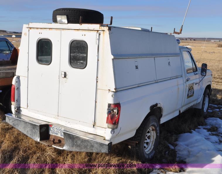 image for item C3330 1982 Ford F250 utility bed truck