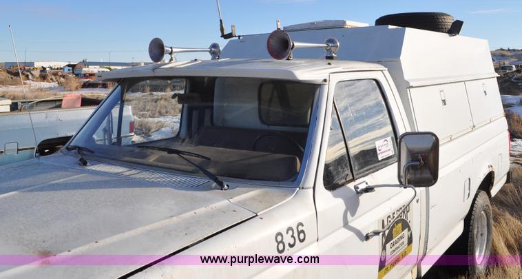 image for item C3330 1982 Ford F250 utility bed truck