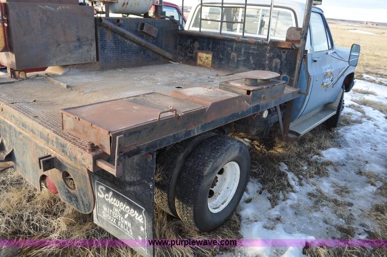image for item C3337 1983 Chevrolet Scottsdale C30 utility truck
