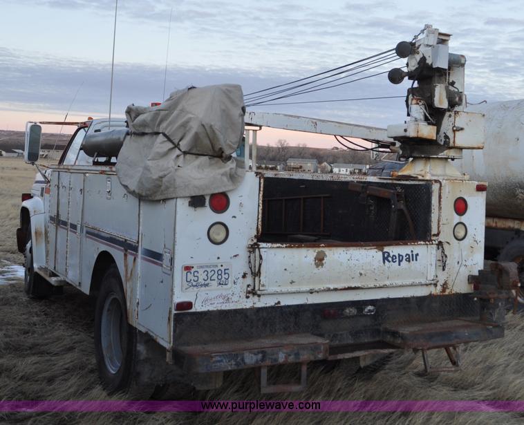 image for item C3344 1975 Chevrolet C60 utility truck