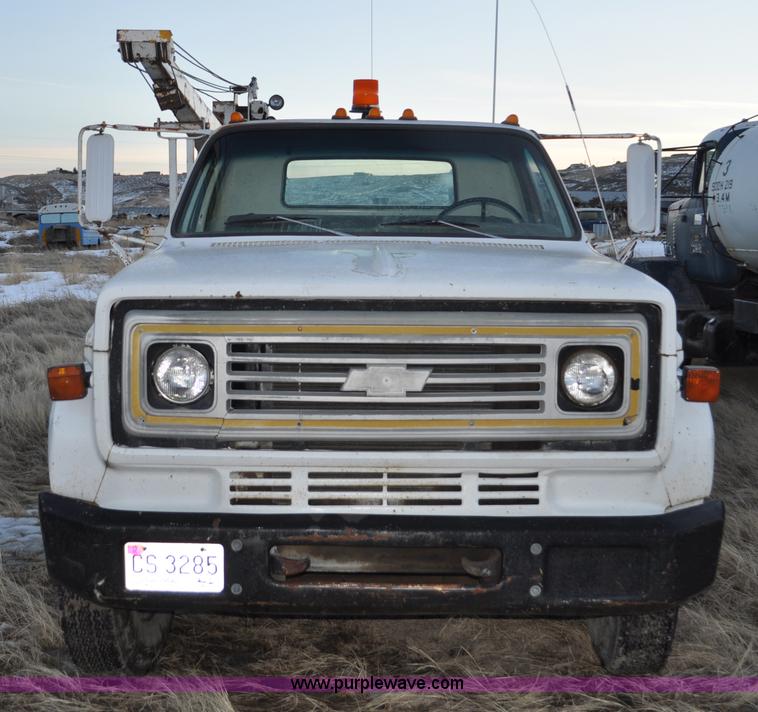 image for item C3344 1975 Chevrolet C60 utility truck