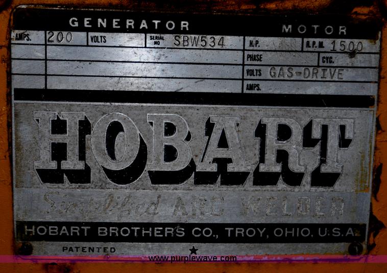 image for item C3352 Hobart DC welder