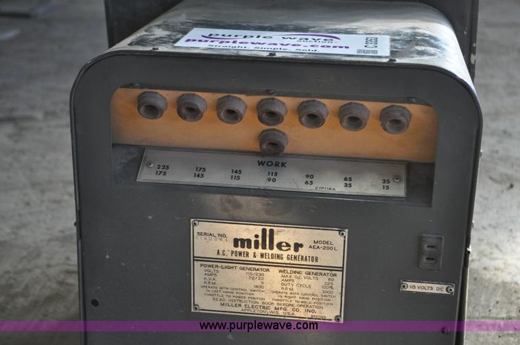 image for item C3353 Miller AC welder/generator