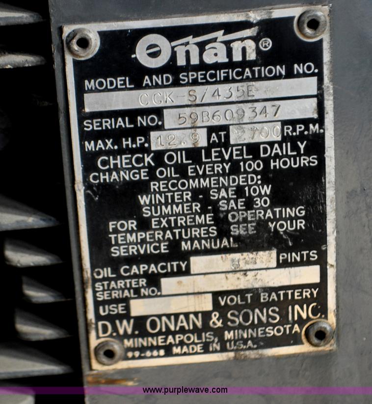 image for item C3353 Miller AC welder/generator