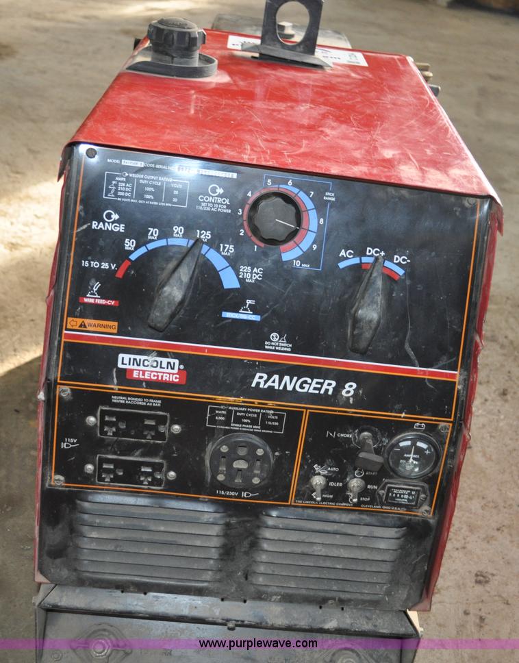 image for item C3354 Lincoln Ranger 8 welder/generator