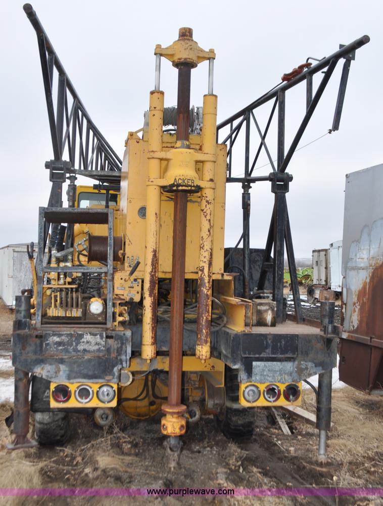 image for item C3376 Oshkosh truck with Acker drill rig