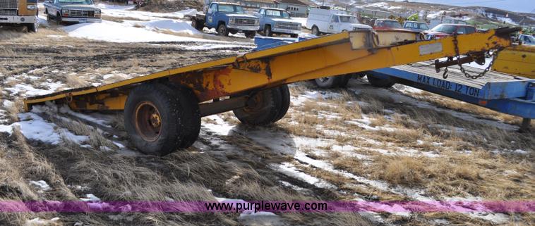 image for item C3400 1957 Miller B tilt top trailer