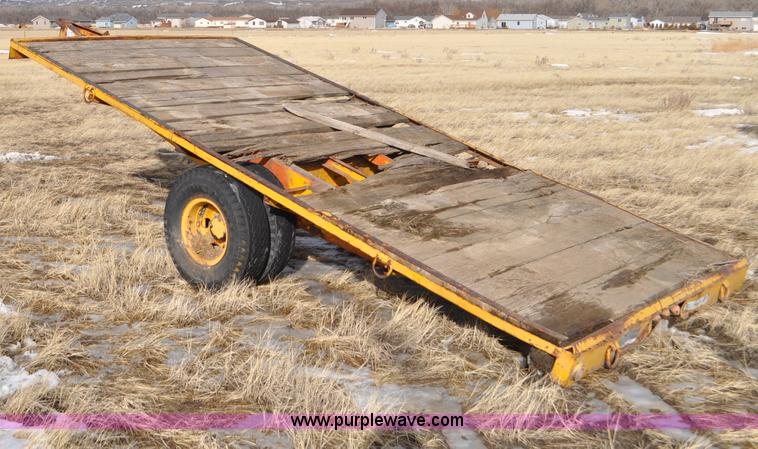 image for item C3400 1957 Miller B tilt top trailer